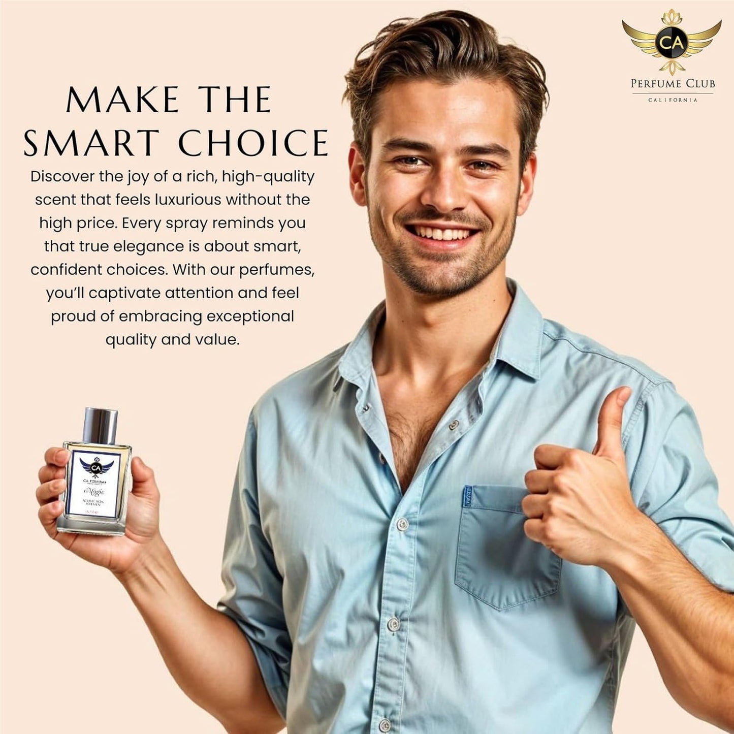 CA Perfume Impression of Code For Men for Men Woody Aromatic Fragrance Long Lasting Mens Cologne Eau De Parfum 1.7 Fl Oz 50ml