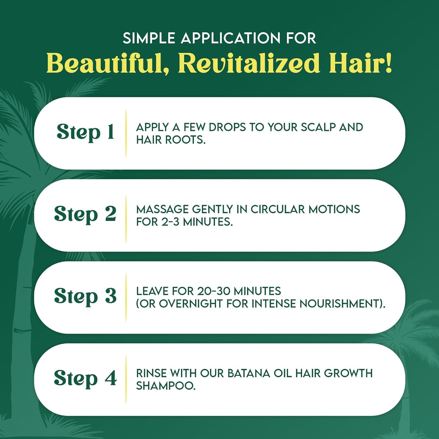 Batana Oil for Hair & Scalp – 2 fl oz / 60ml – Deep Hydration & Frizz Control – Pure & Natural Moisturizing – Lightweight, Nourishing Oil for All Hair Types – For Men & Women