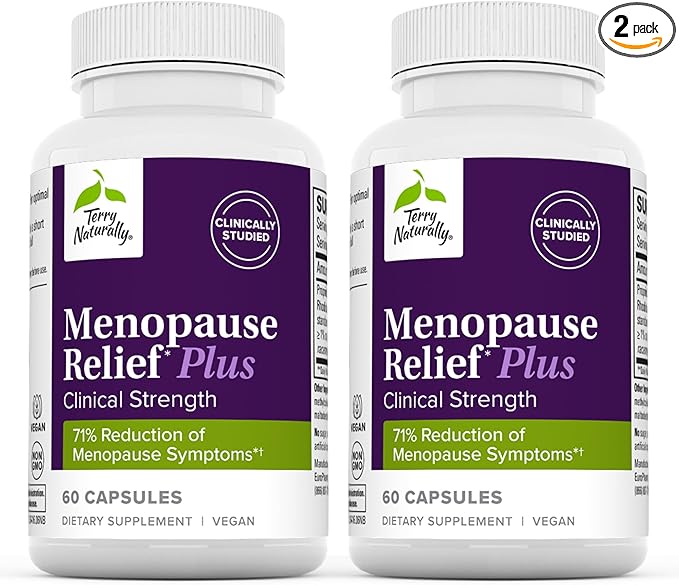 Terry Naturally Menopause Relief Plus 60 Capsules, 2 - 60 Total