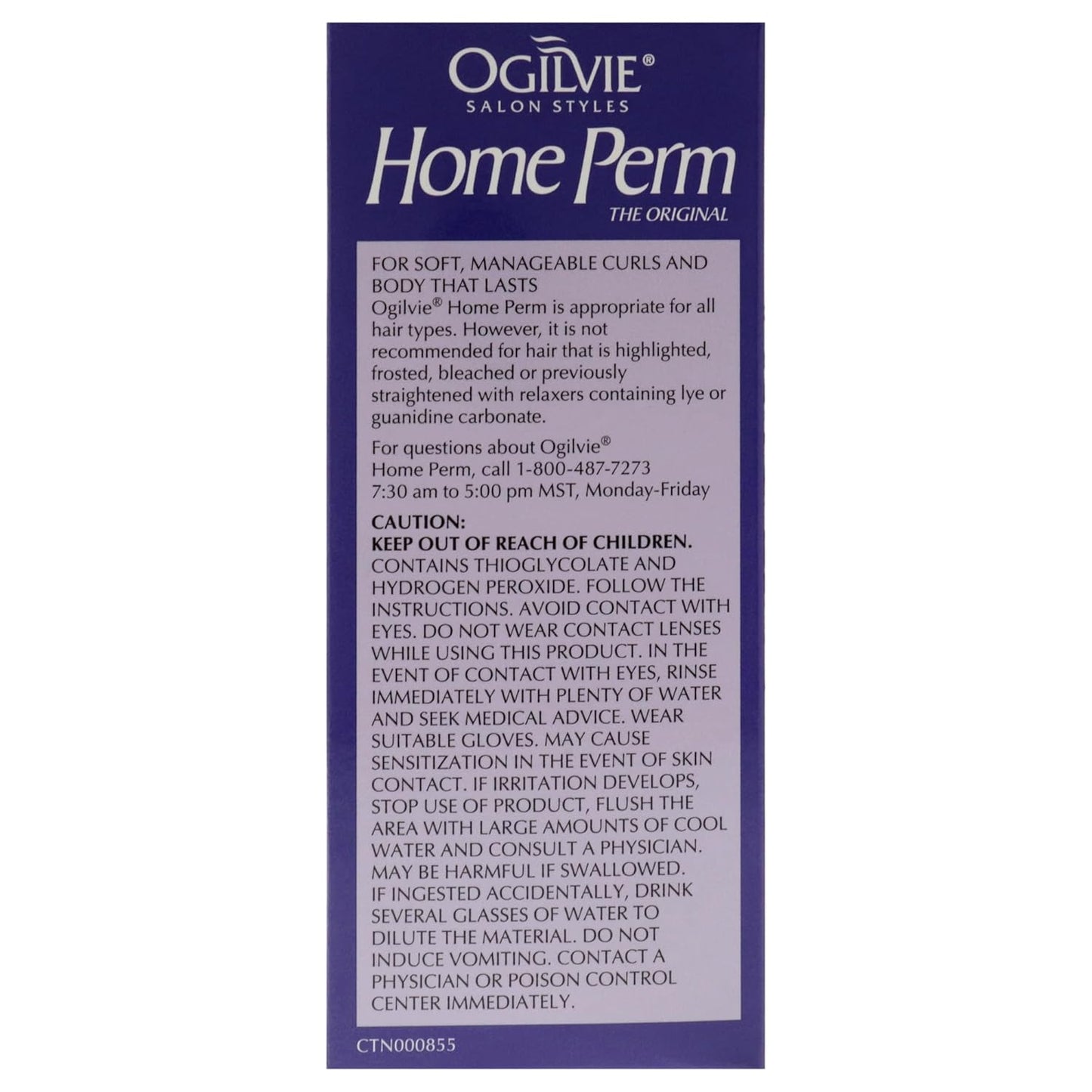 Ogilvie Salon Styles Home Perm The Original - For Color Treated, Thin, or Delicate Hair - 1 Application