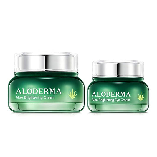 Aloderma Brightening Cream Set, 2 pieces - Brightening Cream, Brightening Eye Cream