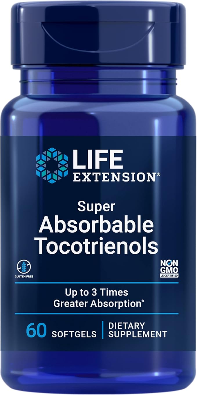 Life Extension Super Absorbable Tocotrienols – 60 Softgels