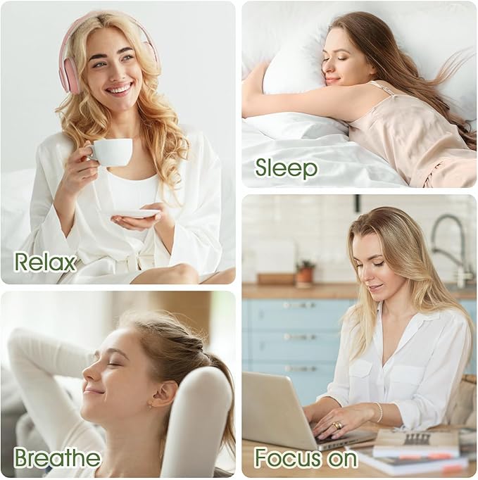 Essential Oils Roll On Set 6 Pack - (Relax, Sleep, Balance,Breathe, Focus on, Happiness) Aromatherapy Oil with Roller Ball, Essential Oils Blends for Skin - Relaxation Gift for Women and Men