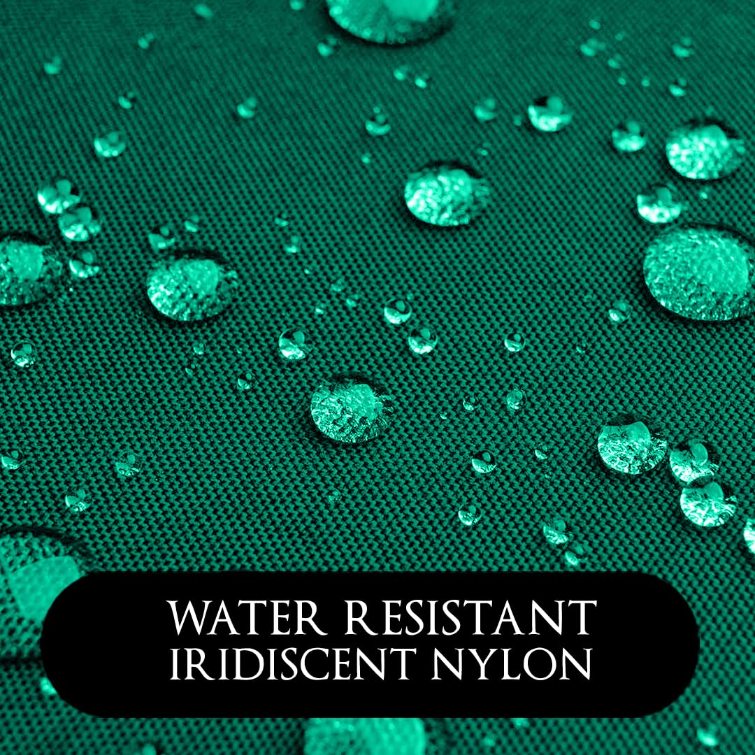 Betty Dain Lightweight Crinkle Nylon Hair Cutting/Styling Cape, Water Resistant, Ultra Lightweight Crinkle Antron Nylon, Repels Hair, Neck Snap Closure, Generous 54 x 60 Inch Size, Green