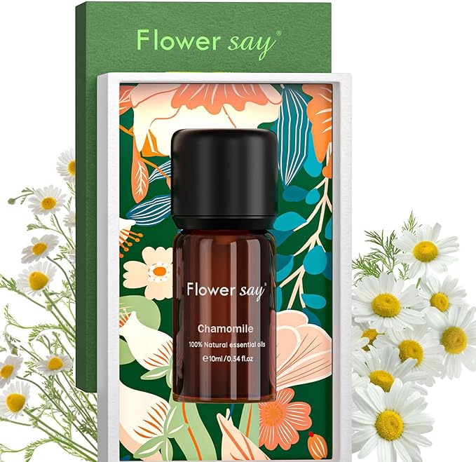 Roman Chamomile Essential Oil 0.34Oz - 100% Pure Natural MAX Undiluted Premium Therapeutic Grade Essential Oils for Diffuser/Skin Care/Massage/Hair/Toenails