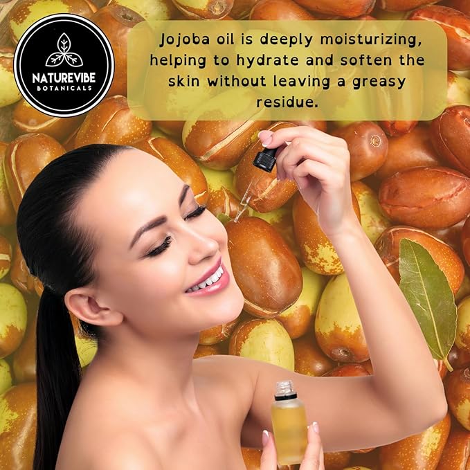 Naturevibe Botanicals Jojoba Oil 32 Ounces 100% Pure