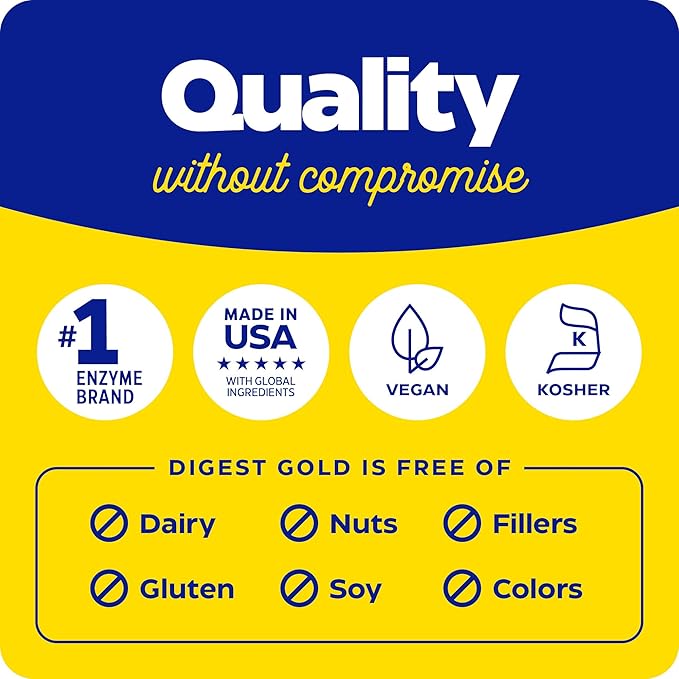 Enzymedica Digest Gold + ATPro, Maximum 90 Count