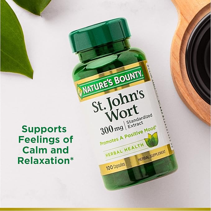 Nature's Bounty St. John’s Wort 300mg 100 Capsules