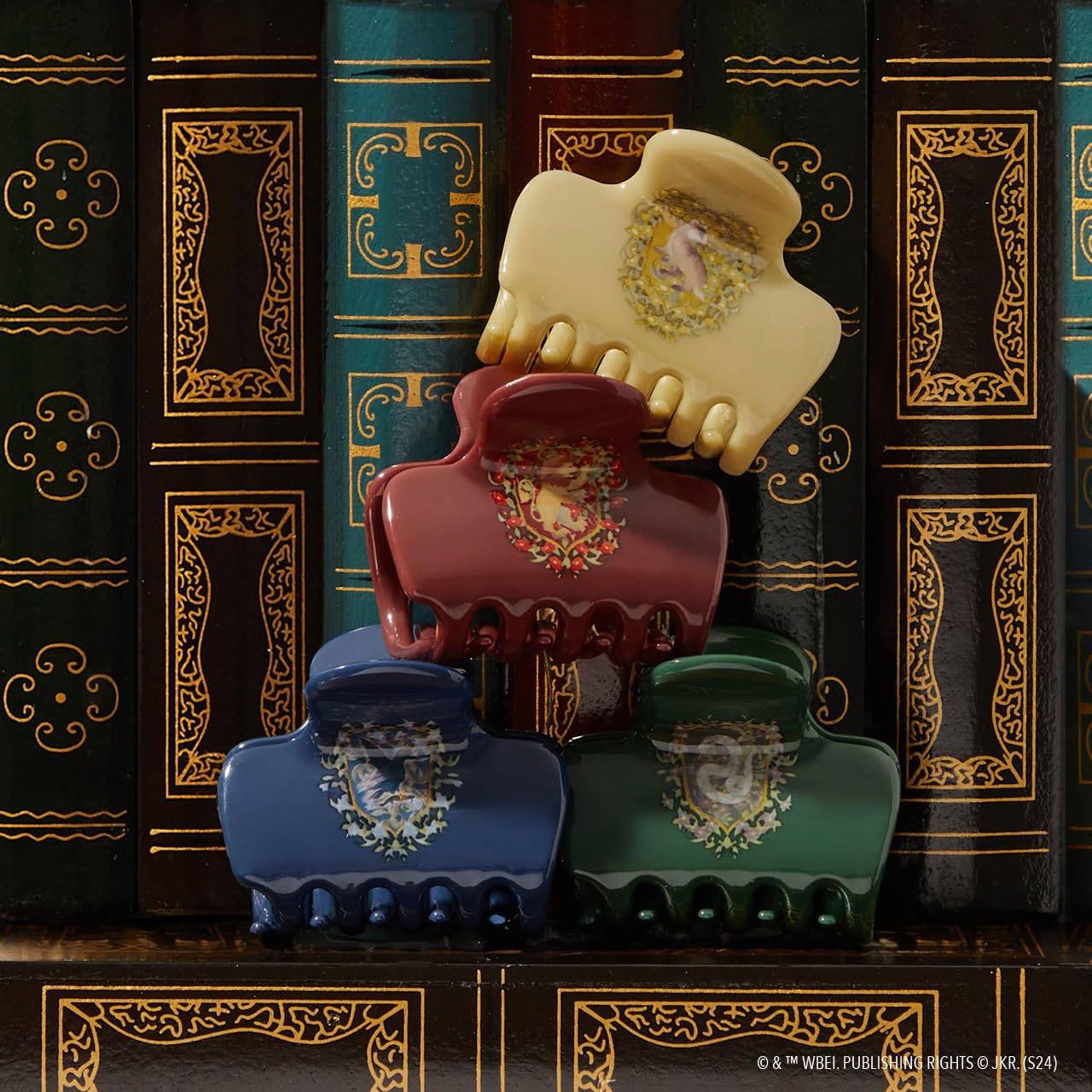 Harry Potter x Kitsch Jumbo Hair Claw - 2.3 Inches Big Hair Clips for Girls and Women | Stylish Accessories for Full Updo and Half Ponytail | Ideal Gifts for Women - Ravenclaw - 1pc