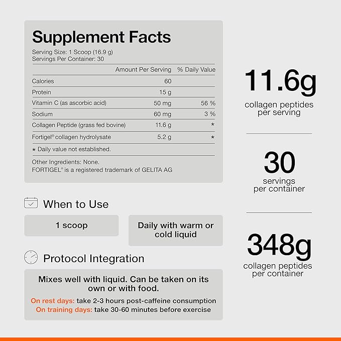 Momentous Grass Fed Collagen Peptides Powder (30 Servings)