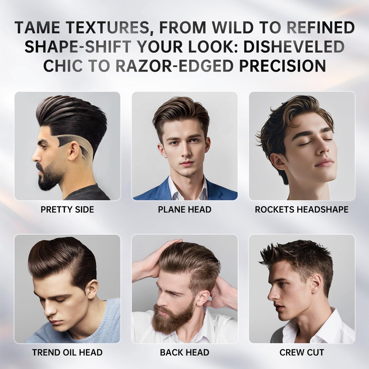 BOLI Hair Clay for Men, All Day Strong Hold Pomade, Texturizing & Matte Finish, Styling Paste for Medium, Thick, Straight, or Wavy Hair (120g)