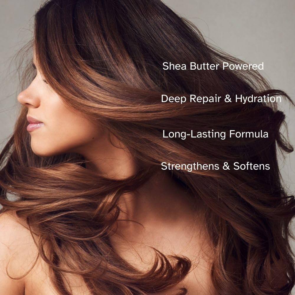Savannah Hair Therapy Conditioner with Shea Butter & Keratin – Moisturizing, Sulfate-Free Formula for Dry, Damaged or Color-Treated Hair – Professional Salon Care 500 ml (16.9 oz)