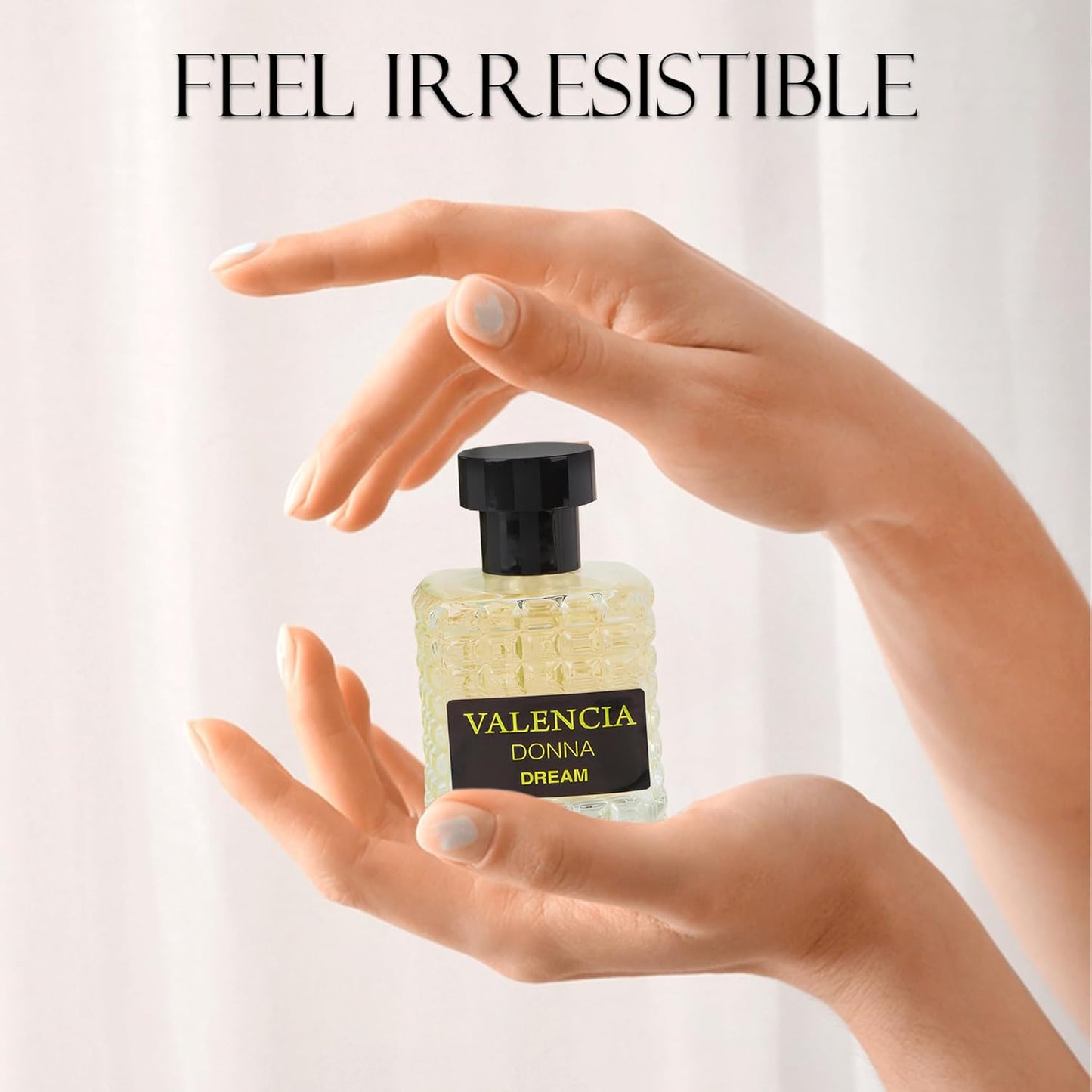 Women Perfume Valencia Donna Set Eau de Parfume Spray Long Lasting Fresh Eau de Toliette for Women 3.4 Fl Oz Each Dily Used