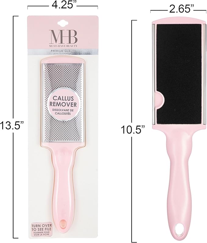 1pc Callus Remover Tool in Pink - Professional Foot File Callus Remover for Feet, Premium Quality Foot Callus Shaver | Essential Calloused Feet Remover & Foot File for Dead Skin