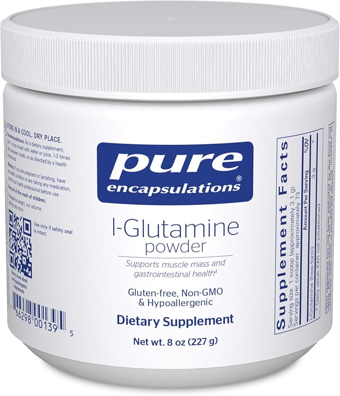 Pure Encapsulations L-Glutamine Powder 8 Ounces