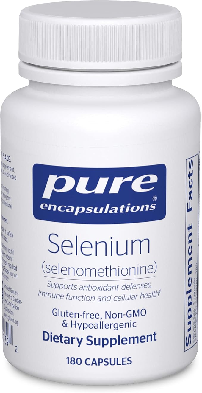 Pure Encapsulations Selenium 200 mcg 180 Capsules