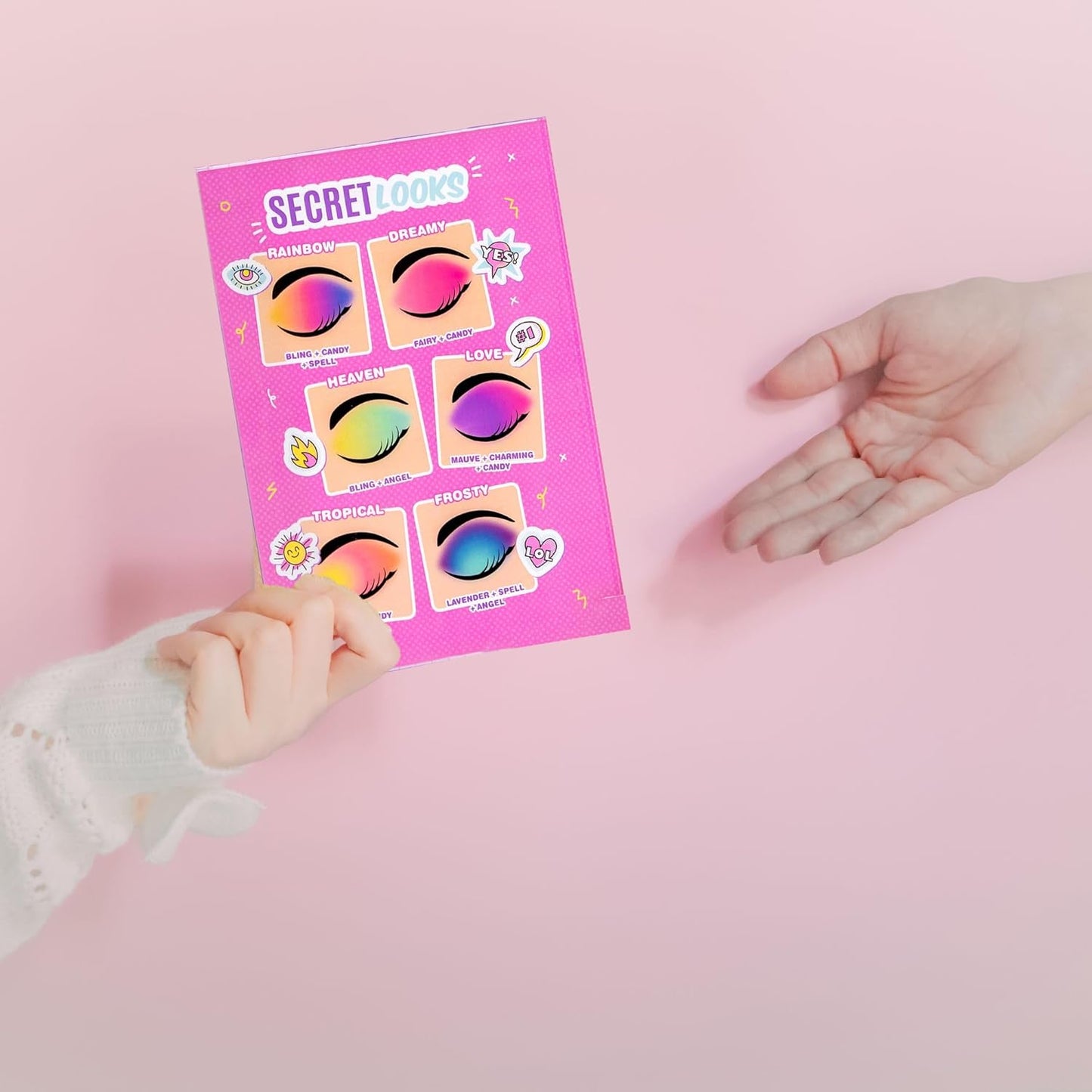 Martinelia Super Girl My Secret Diary Kids Makeup Set- Vanity Kit with Brushes, Eyeshadow, Blush & Lip Gloss- Non Toxic Play Make Up for Girls 5-12