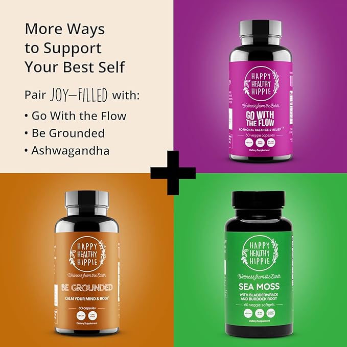 Joy-Filled Mood Support Supplement with St. 100% Plant-Based, 60 ct