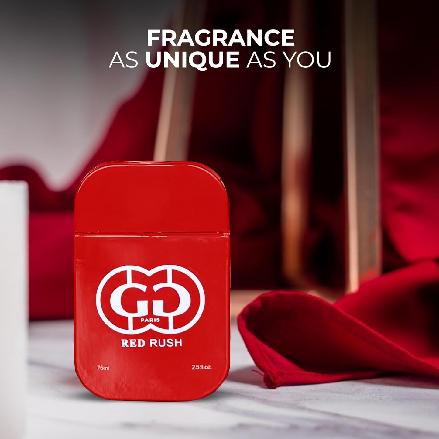 Red Rush Women Perfume Fresh Floral Scent Eau De Parfum Natural Spray Women Fragrance 3.4 Fl Oz