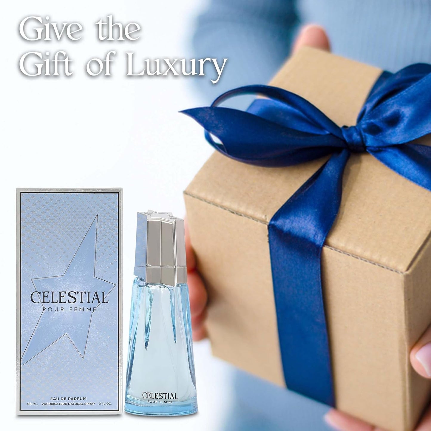 Celestial Eau de Parfum for Women - 100ml Floral & Fruity Perfume with Lavender, Coconut, Vanilla & Pear, Long-Lasting Feminine Fragrance