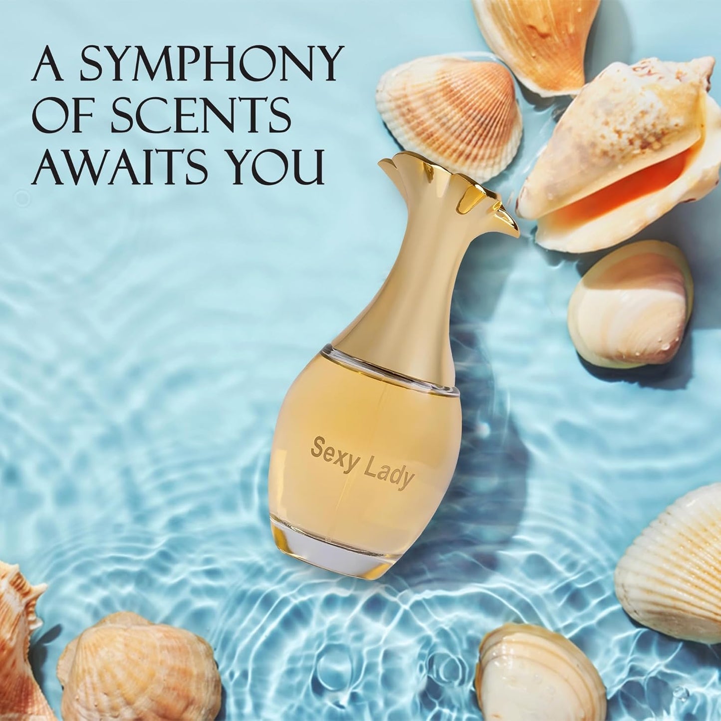 Sexy Lady Perfume for Women,Captivating Scent for Confident Elegance Women's Fragrance,3.4 Fluid Ounce Eau de Parfum Daily Used