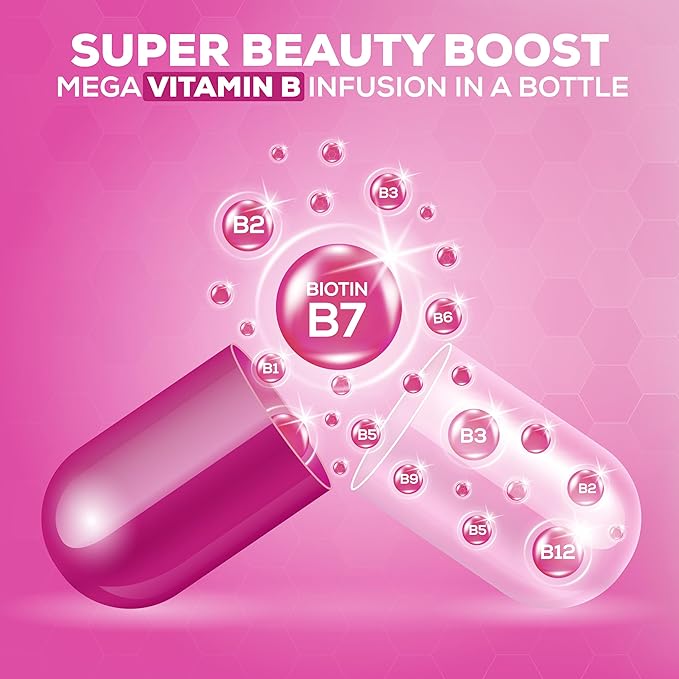 Biotin, Collagen, Silica, Hyaluronic Acid & Keratin 60 Capsules