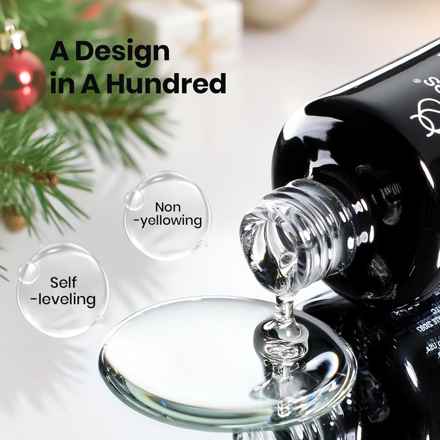 Beetles Blooming Gel Nail Polish - Christmas Limited Gel Polish for Spreading Effect Blossom Marble Natural Stone Watercolor Floral Print Soak off U V LED Lamp Cure Diy Nail Art Design Gifts for Women