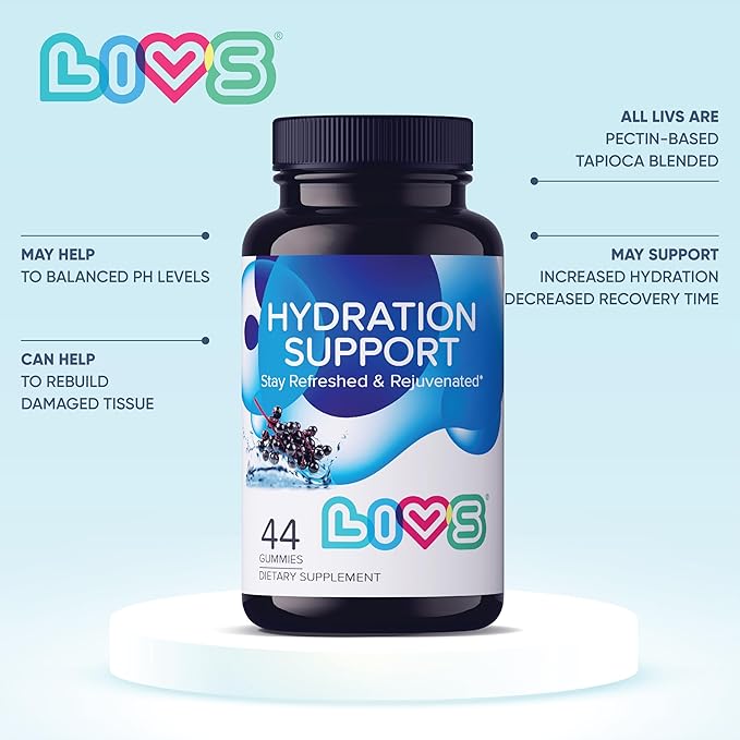 Hydration Support - Hydration Gummies, Electrolyte 44 Count