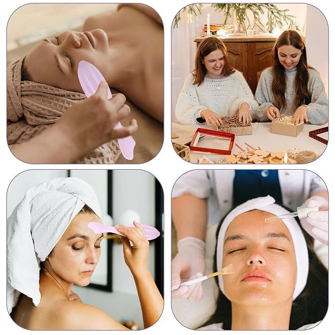 Facial Massage Roller, Silicone Face Massage Tool Shapes Body & Face Curves Face Massage Stick Skin Care Self Tool Reduces Tiredness for Women Face Massager (Pink)