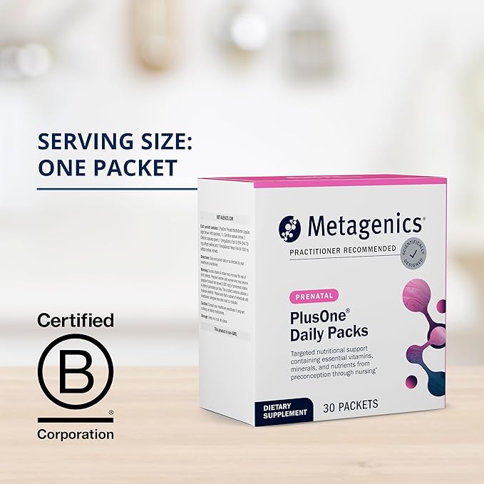 Metagenics PlusOne Daily Prenatal Packs (30 Packets)