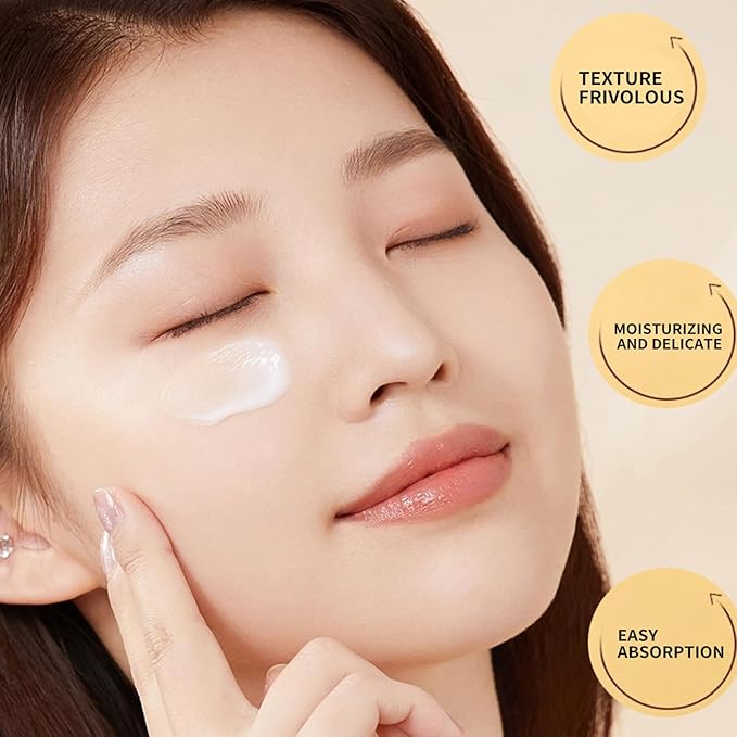 BLUE LOVE 2PCS Anti-Aging Eye Cream – Reduces Dark Circles & Puffiness Under-Eye Bags – Moisturizing & Fast-Absorbing Wrinkle Treatment for Men & Women