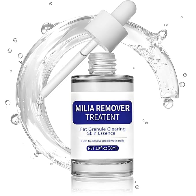 Milia Remover Treatment Serum, Milia Remover for Eyes & Face,Deep Clear to Get Glow Skin 0.85 oz