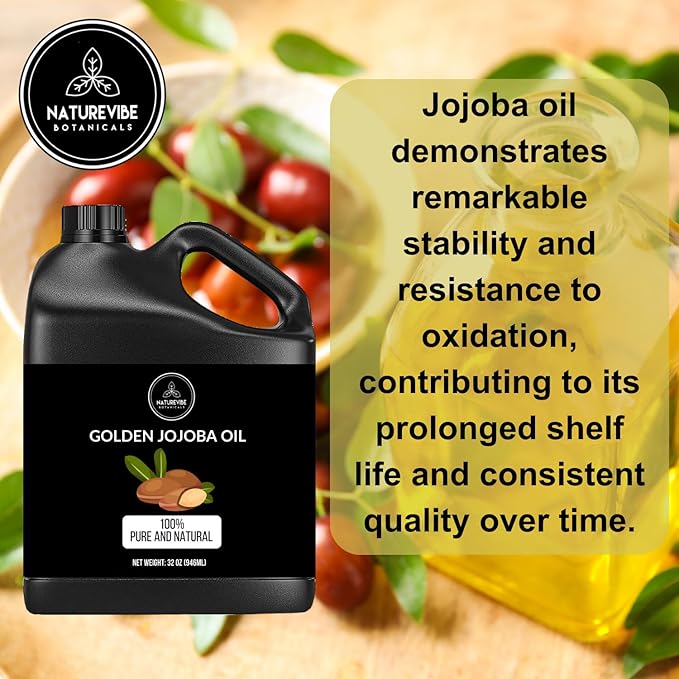 Naturevibe Botanicals Jojoba Oil 32 Ounces 100% Pure