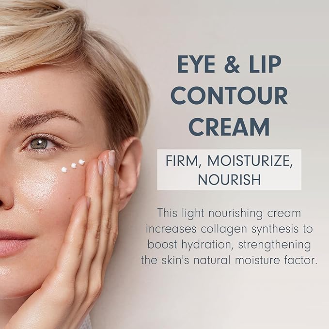 | 3 in 1 Eye & Lip Contour Cream | Lip & Eye Contour Cream to Firm, Moisturizing, & Nourish Skin | All Natural Skin Care (15 ml I 5 fl oz)