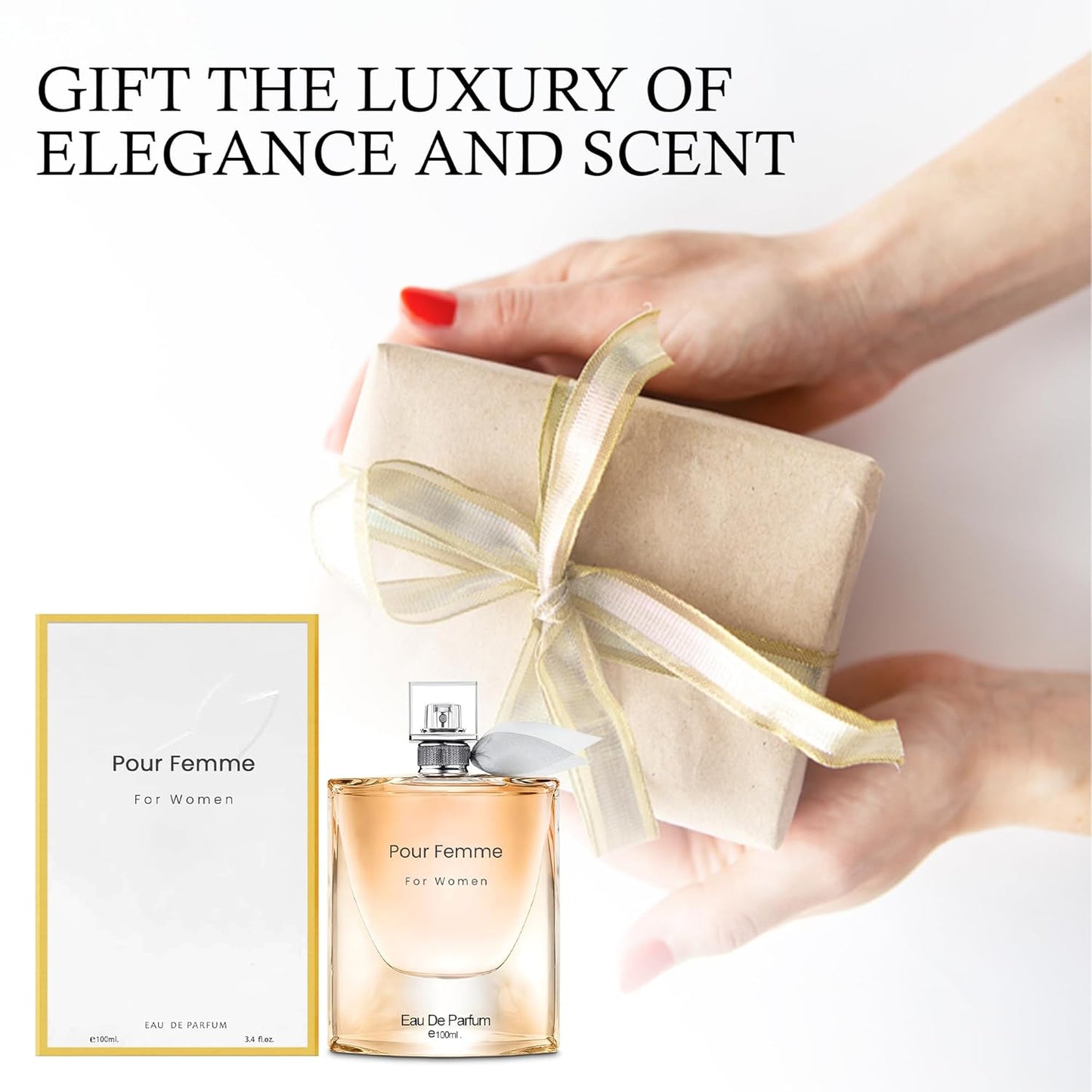 Women's Perfume La Vida Bella& Cool Ocean Women Combo Set Eau De Parfum Long Lasting Fragrance 3.4 Fl Oz Spray Each for Daily Used