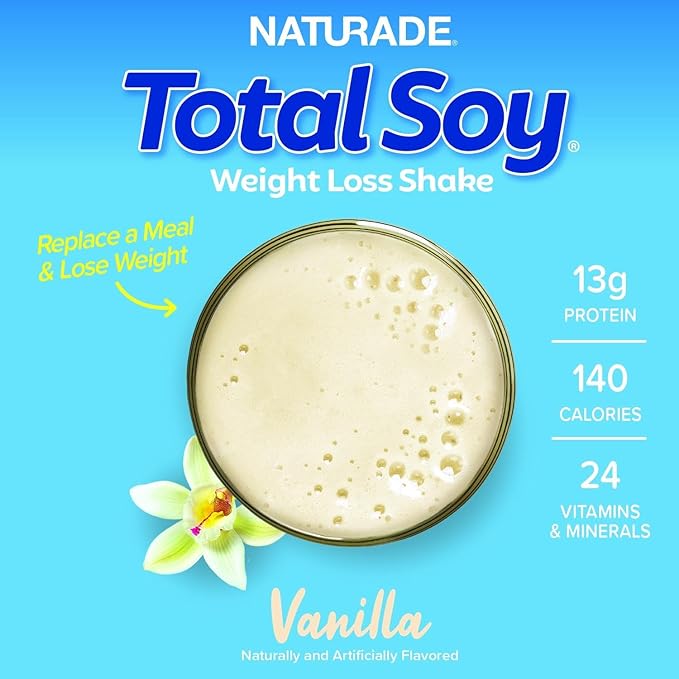 Naturade Total Soy Protein Powder 13g Protein 140Cal per (15 Servings)