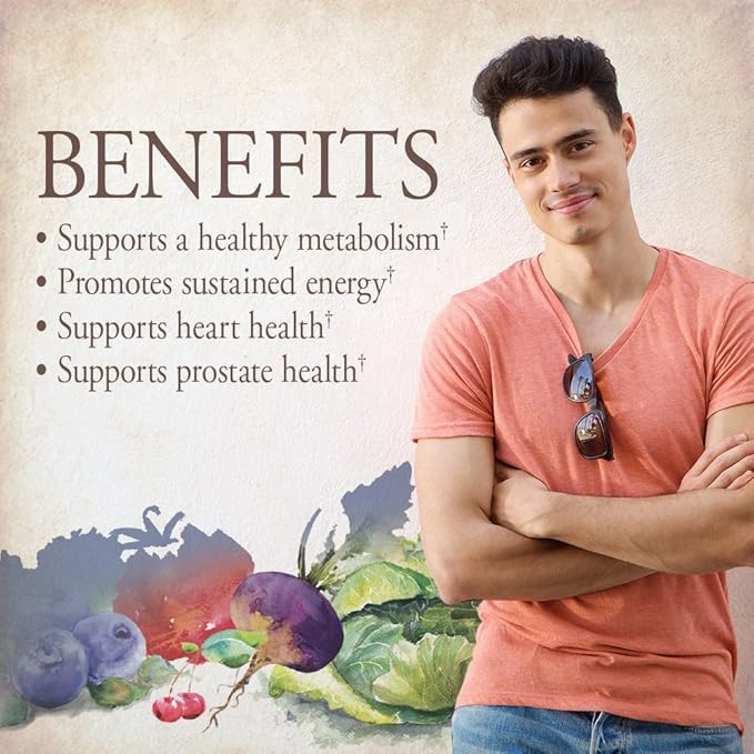 Garden of Life Organics Multivitamin for Men 30 Count