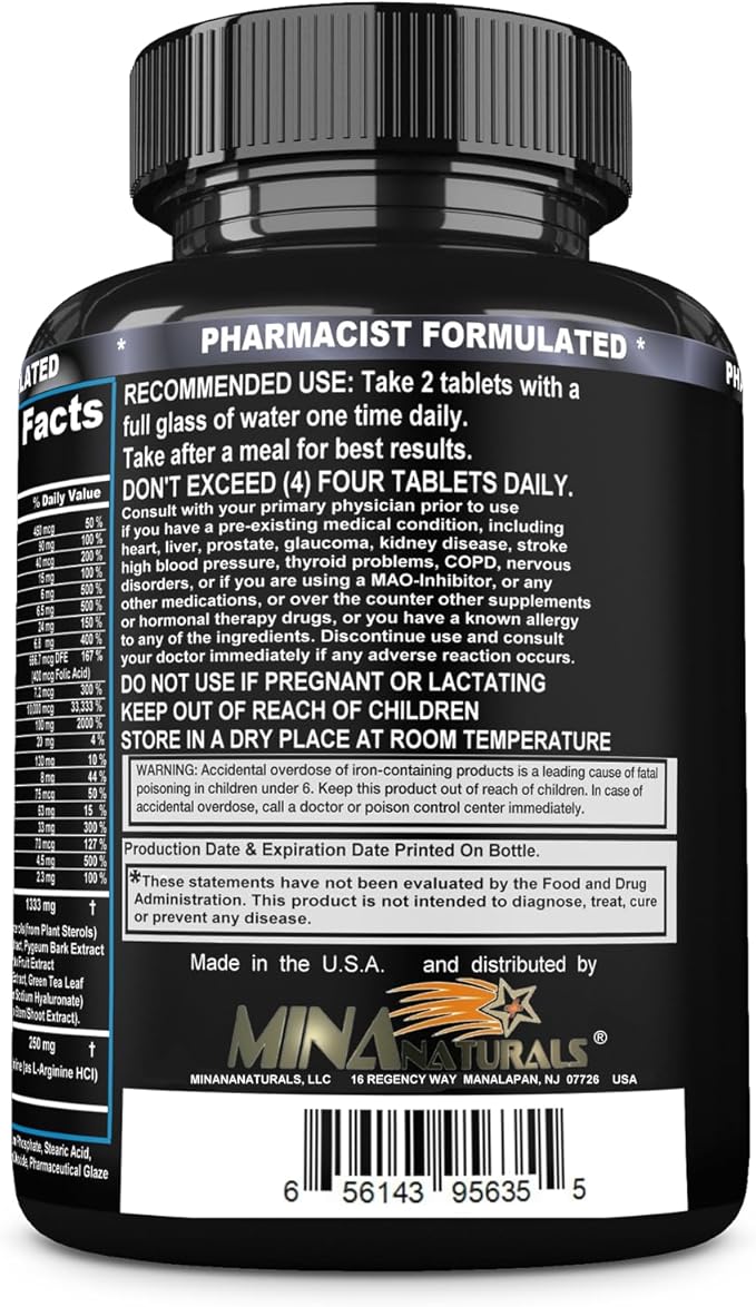 BEARDY Thick Beard Growth Vitamins for Men, B7 Biotin 10000 mcg, Keratin, Collagen, Silica, and 36 More. Grow Beard Thicker, Stronger. Facial Hair Growth Treatment. 60 Tablets