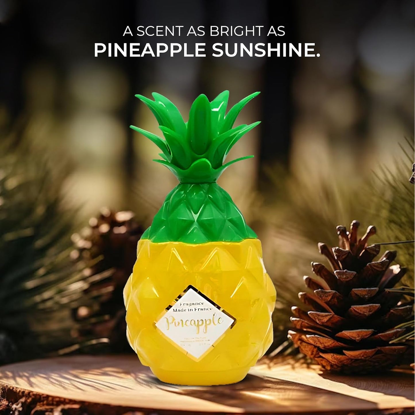 Women's Pineapple Perfume Fresh Scent Eau de Parfum 3.4 Flo Oz Natural Spray Fragrance for all Day Used