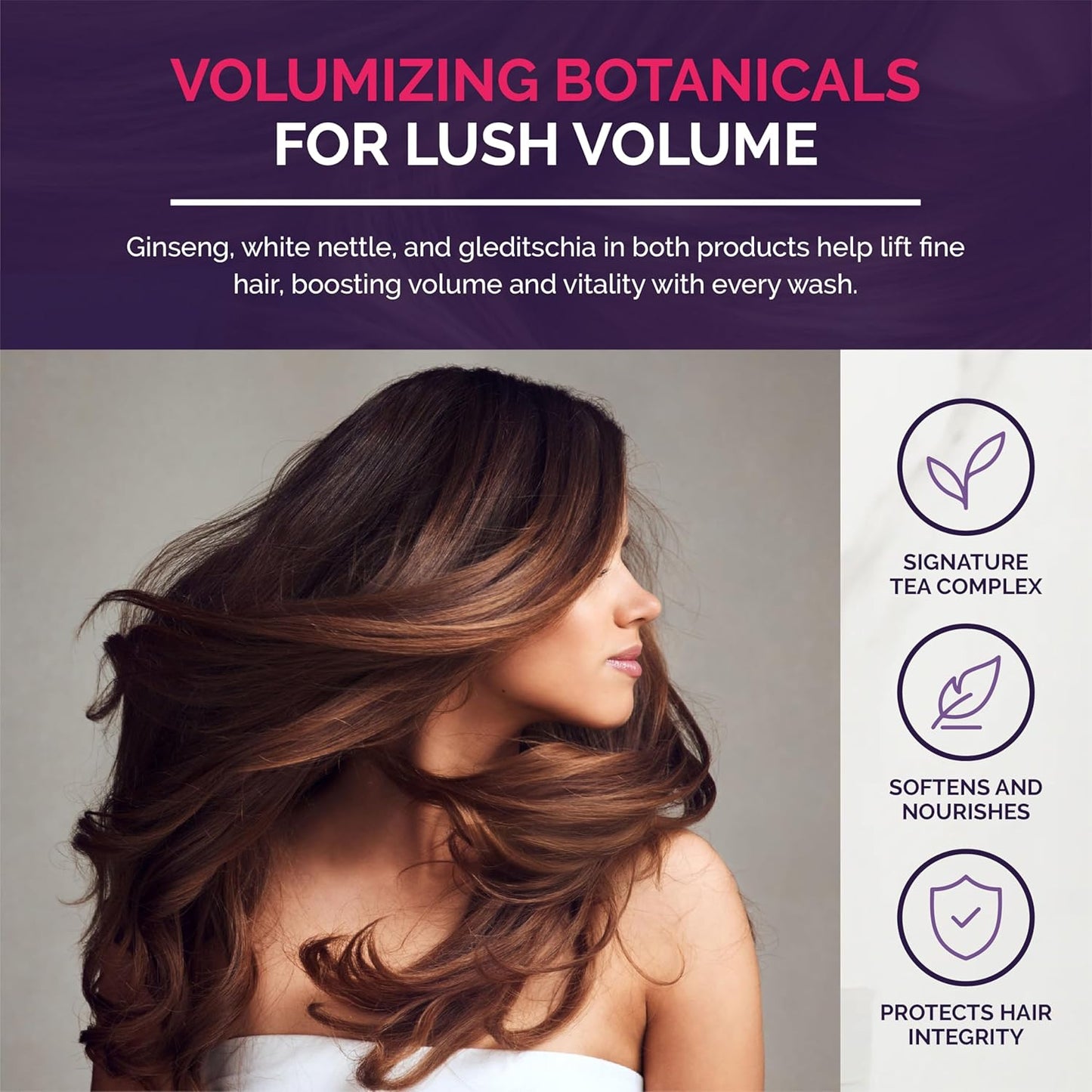 Pai-Shau Opulent Volume Cleanser and Conditioner Duo Set - Volumizing Cleanser and Conditioner for Thin Hair - Provides Improved Volume and Hydration - Shampoo for Women - 8.4 Fl Oz each