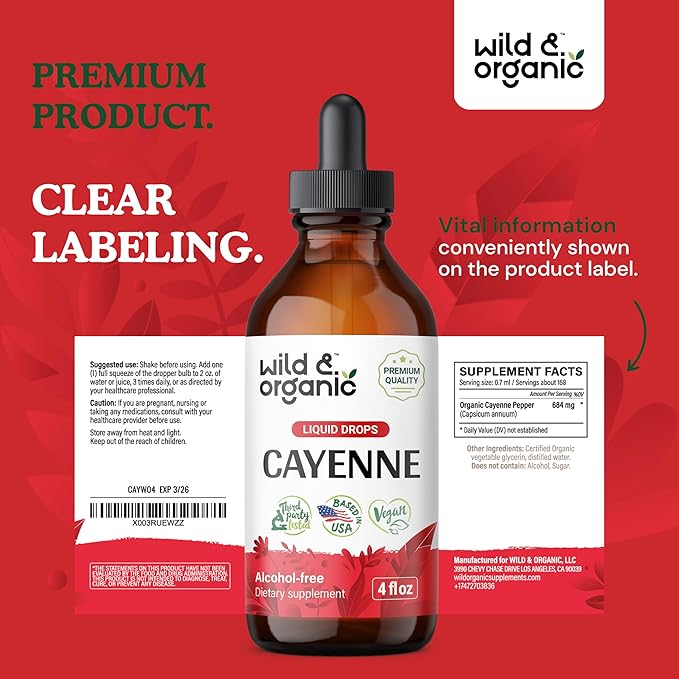 Cayenne Pepper Tincture 4 oz