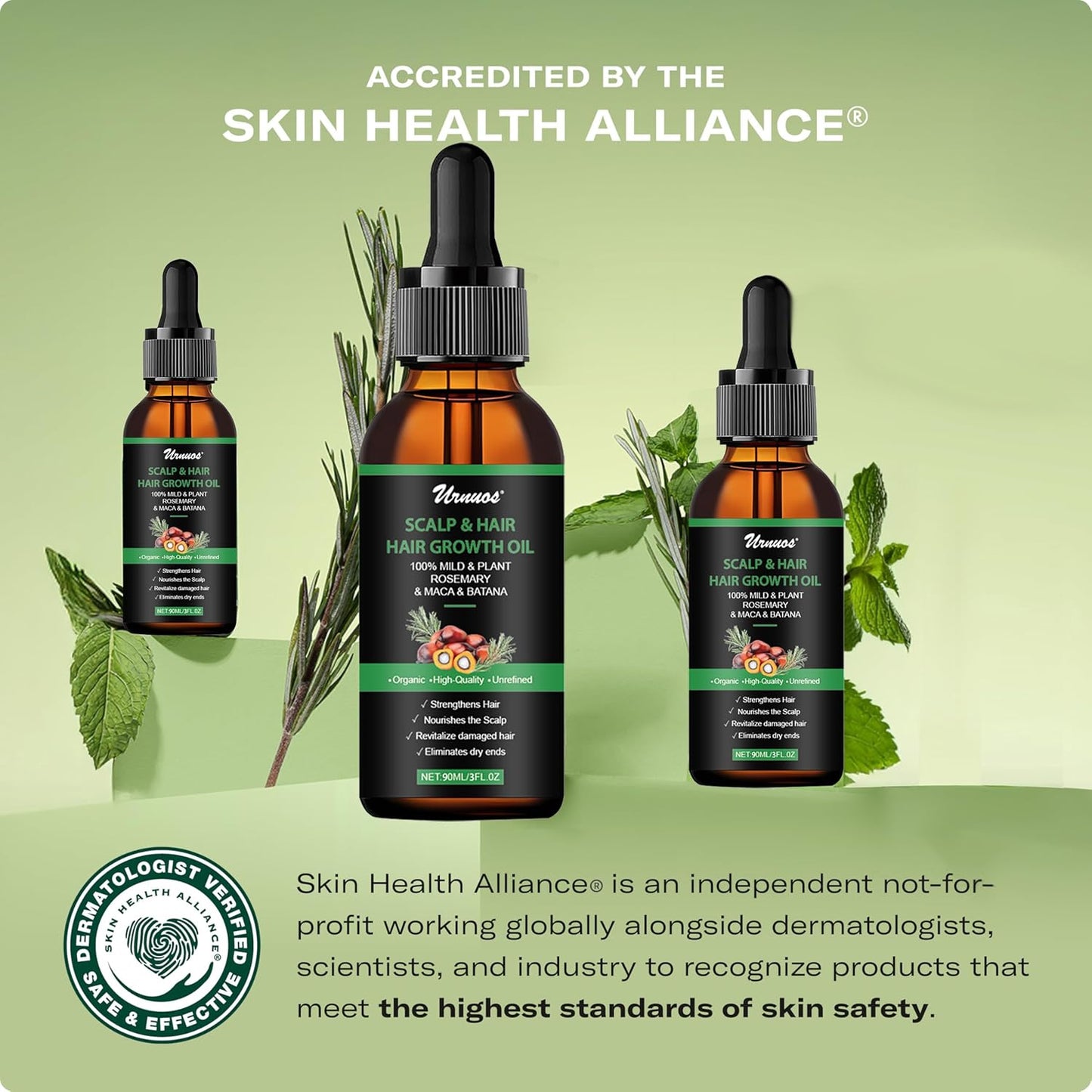 Rosemary Batana Oil,Organic Hair Growth,Promotes Hair Thickness, Nourish Scalp and Hair for All Hair Tapes (1 Fl Oz)