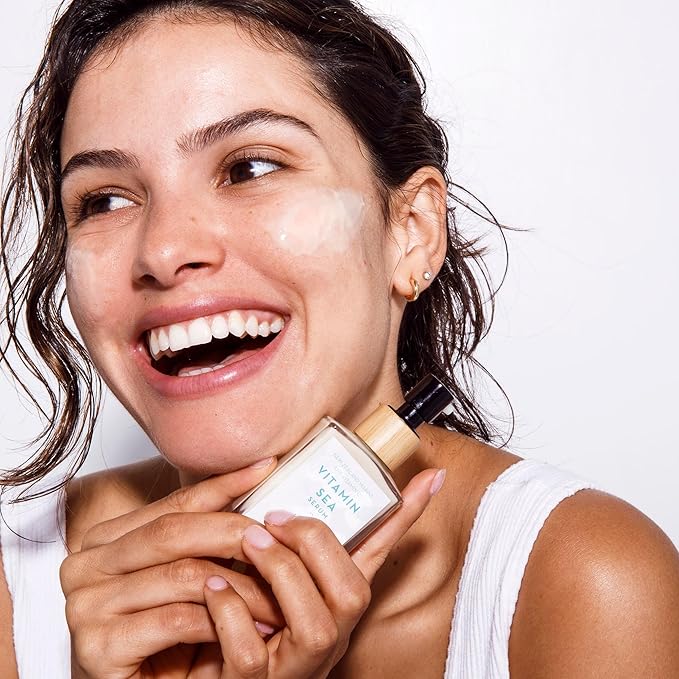 Vitamin C Face Serum for Glowing Skin | Rejuvenating Vitamin C Brightening Serum with Hydrating Organic Face Oils | Anti Aging Vegan Collagen Boosting Antioxidant Serum for Face Care for Women (30mL)