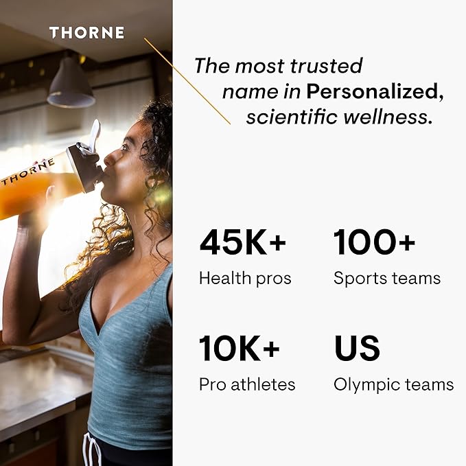 THORNE Magnesium CitraMate - Magnesium Supplement with Citrate-Malate - Support Heart, Skeletal Muscles, Cardiac, Lung Function, and Bone Density - Gluten-Free, Dairy-Free, Soy-Free - 90 Capsules