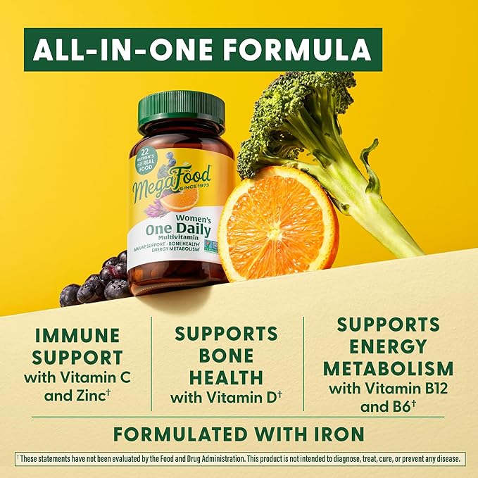 MegaFood Women's One Daily Multivitamin for Women 60 Tabs