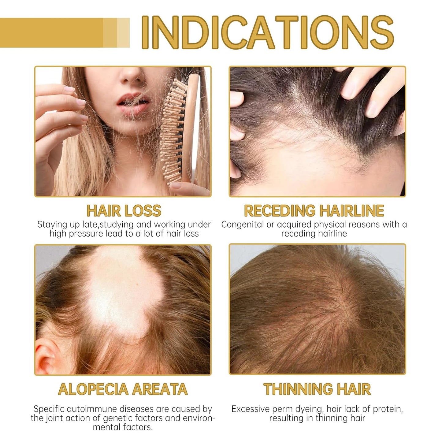 Natural Rosemary Hair Growth Oil - For Dry, Damaged Hair & Thinning Hair - Strengthening & Nourishing Treatment - 2 Fl Oz (60mL)2PCS