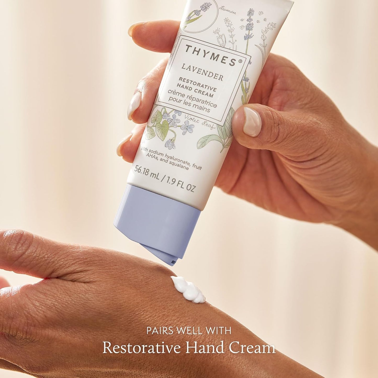 Thymes Eau De Parfum - Scented Perfumes for Women - Women's Fragrances with Notes of Velvety Lavender, Warm Rosewood, Fresh Clary Sage, & Earthy Violet (Lavender, 1.75 fl oz)