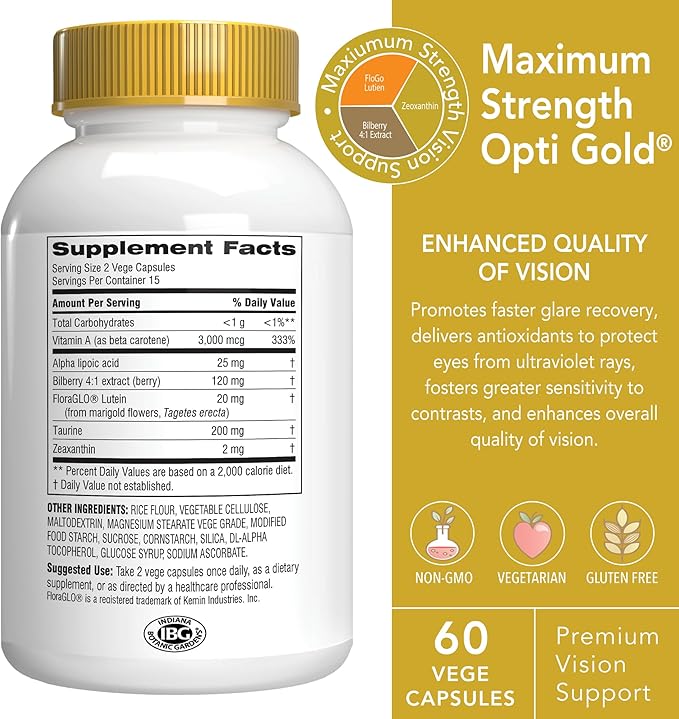 Botanic Choice Maximum Strength Opti Gold (60 Capsules)