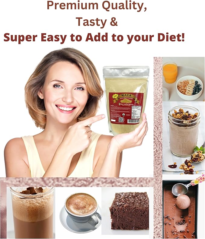 Maca Root Powder Organic 16 oz