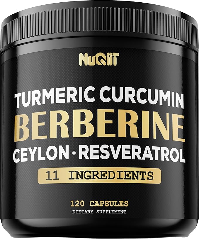 Berberine Supplement 14000mg Turmeric Curcumin 4500mg 4500mg & 120 Capsules